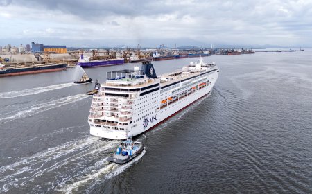 Temporada de cruzeiros em Paranaguá traz quase 15 mil turistas ao PR