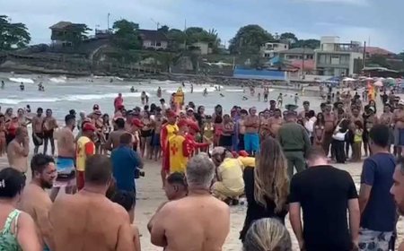 Idoso é socorrido de helicóptero após passar mal no mar e se afogar em Matinhos