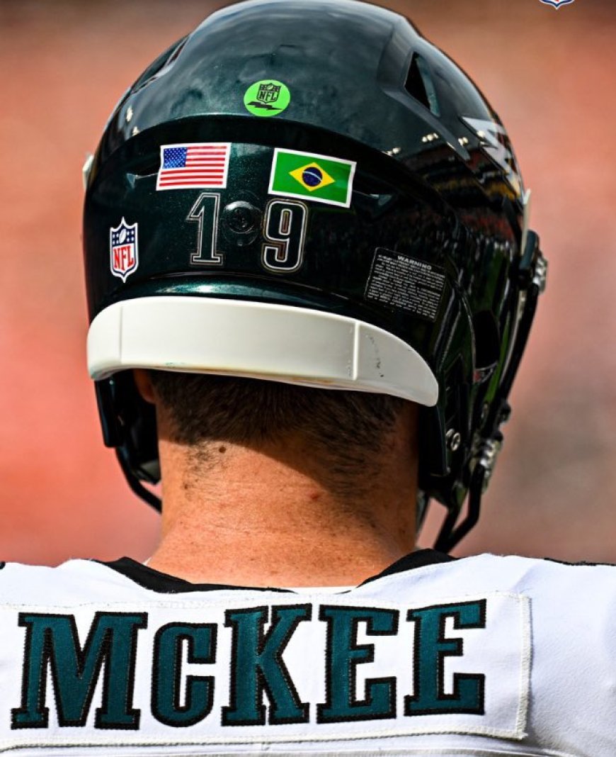 BAGRINHO NA NFL? Tanner McKee, quarterback que morou em Paranaguá é campeão do Super Bowl pelo Philadelphia Eagles