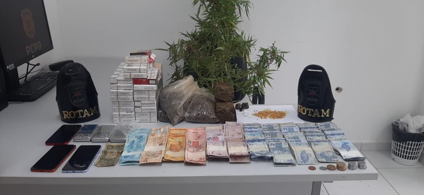 Ação policial em Paranaguá resulta na prisão de suspeito e apreensão de entorpecentes