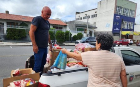 Campus de Paranaguá arrecada toneladas de alimentos em 1º Trote Solidário