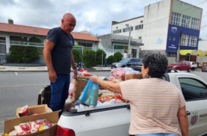 Campus de Paranaguá arrecada toneladas de alimentos em 1º Trote Solidário