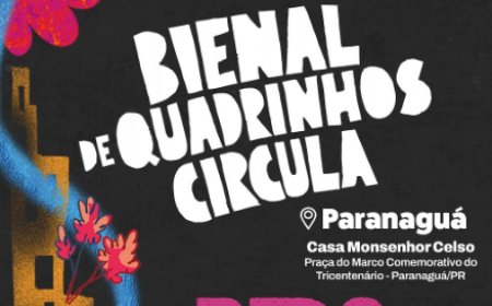 Bienal de Quadrinhos desembarca em Paranaguá com oficinas, bate-papos e exposição
