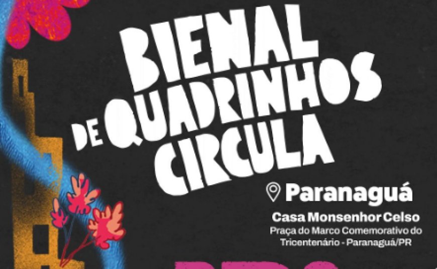 Bienal de Quadrinhos desembarca em Paranaguá com oficinas, bate-papos e exposição